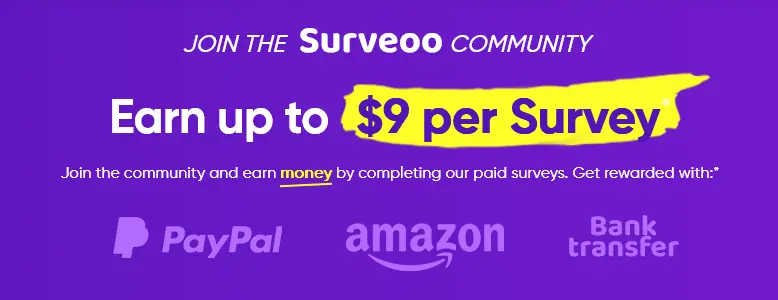 Surveoo - earn from reviews